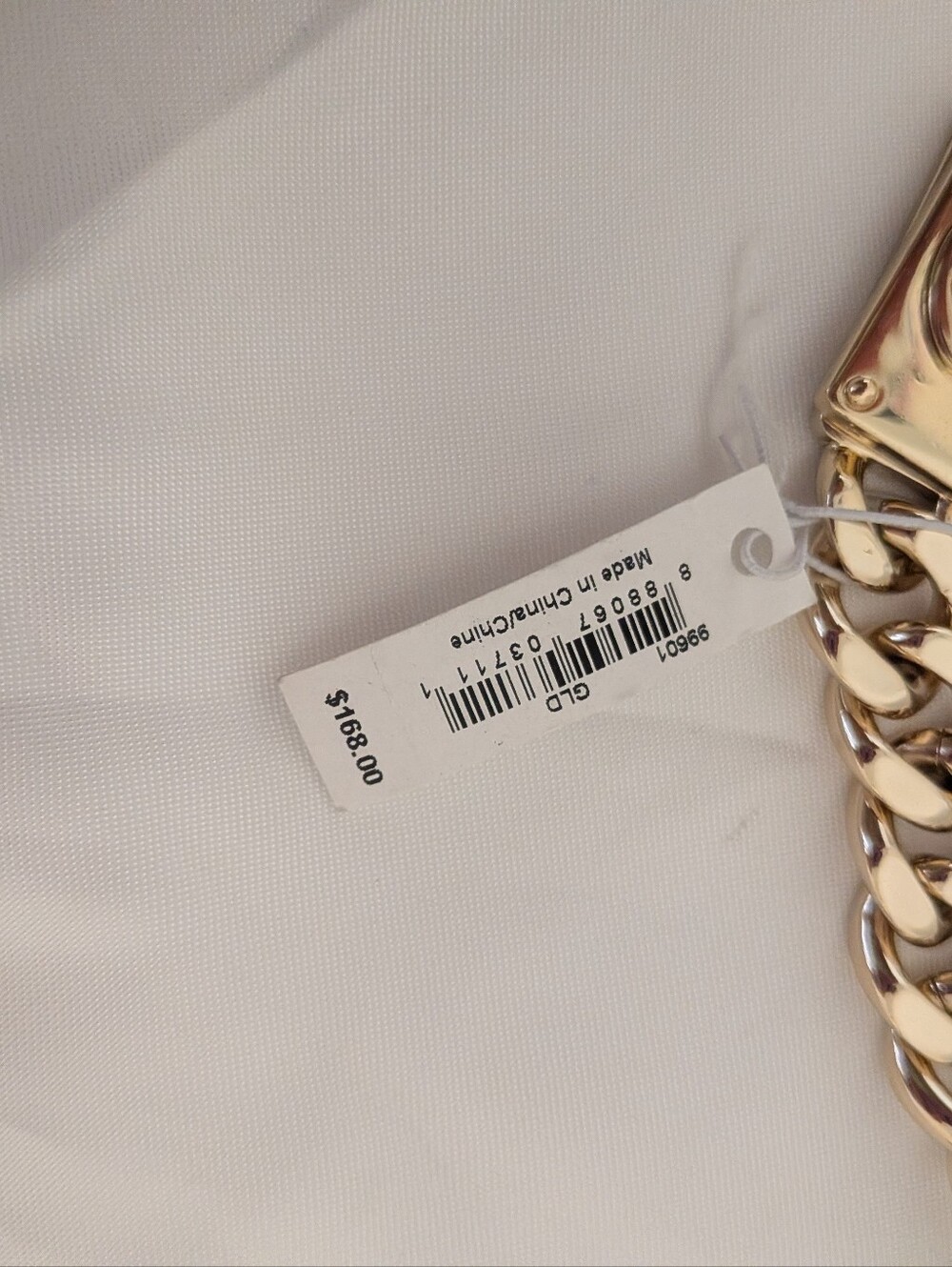Coach Deadstock Turnlock Chunky Gold Necklace Nwt - Picture 4 of 6